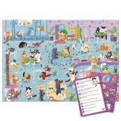 Дитячий пазл Шукай та знаходь "Котяче кафе" DoDo Toys 300667, 100 елементів. Зображення №3