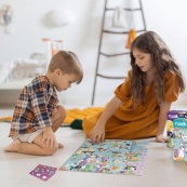 Дитячий пазл Шукай та знаходь "Котяче кафе" DoDo Toys 300667, 100 елементів. Зображення №7