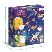 Дитячий пазл Шукай та знаходь "Шалений космос" DoDo Toys 300668, 100 елементів. Зображення №6