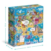 Дитячий пазл Шукай та знаходь "Світ пінгвінів" DoDo Toys 300670, 100 елементів. Зображення №6