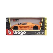 Дитяча автомодель MASERATI MC12 Bburago 18-21078 оранжевий, 1:24. Зображення №4