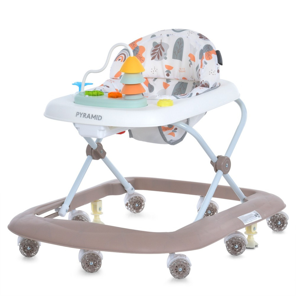 Дитячі ходунки Pyramid ME 1217 Mocha, музика, світло Дитячі ходунки Pyramid ME 1217 Mocha, музика, світло