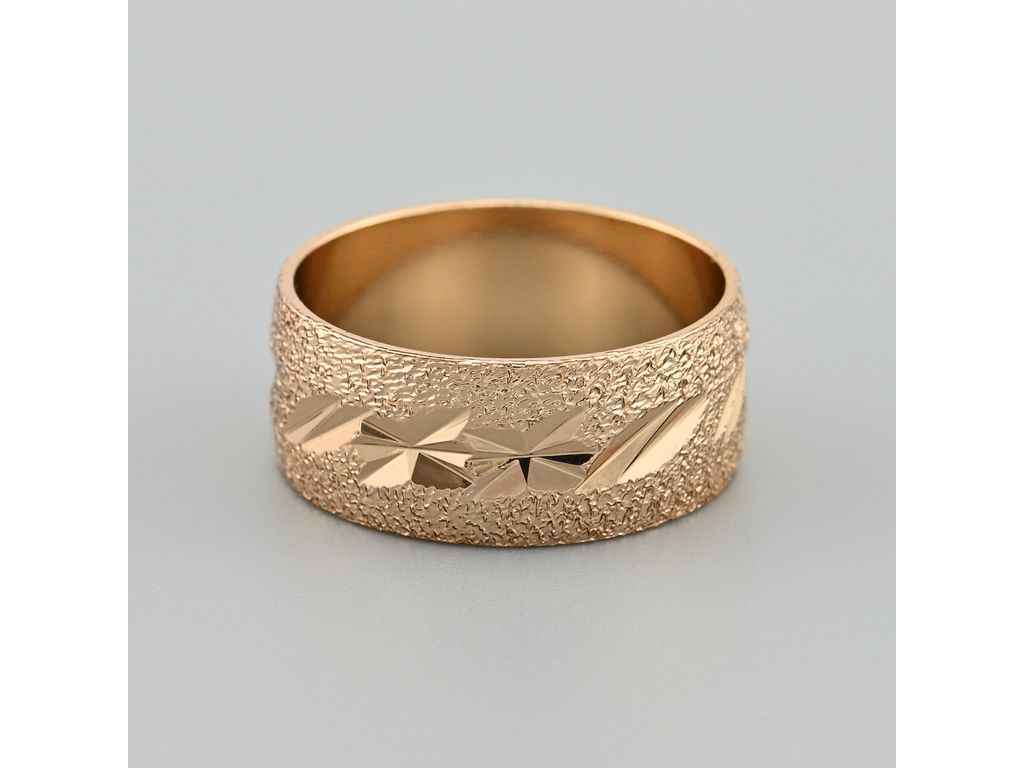 Каблучка Омега 44249 8мм позолота 18К р.17 ТМ XUPING Каблучка Омега 44249 8мм позолота 18К р.17 ТМ XUPING