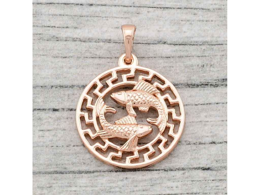 Пiдвiска 28х20мм Знак зодіаку Риби 80749 позолота РО ТМ XUPING Пiдвiска 28х20мм Знак зодіаку Риби 80749 позолота РО ТМ XUPING