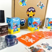 Набір для біо-тату "Wow Box Стіч " від Fresh Tattoo wow-box-stich-3 для 3 дітей. Зображення №2