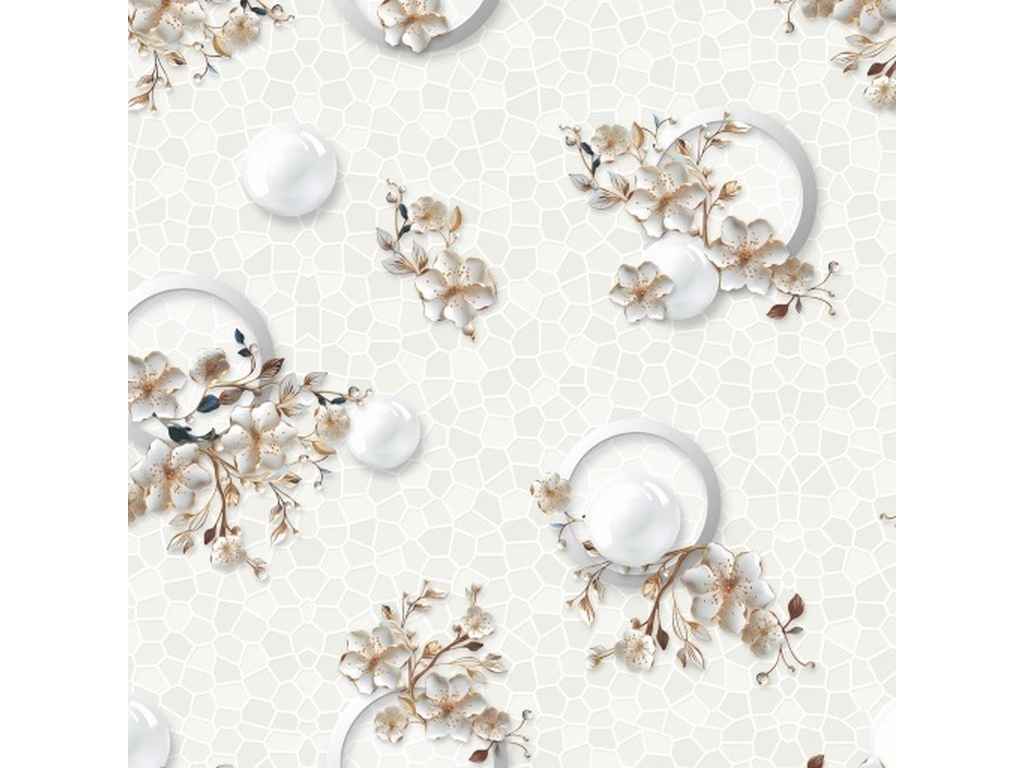 Клейонка 3-шарова на тканевій основі 1,37м х 20м Фотопрінт STS5777-1 ТМ DARIANA Клейонка 3-шарова на тканевій основі 1,37м х 20м Фотопрінт STS5777-1 ТМ DARIANA