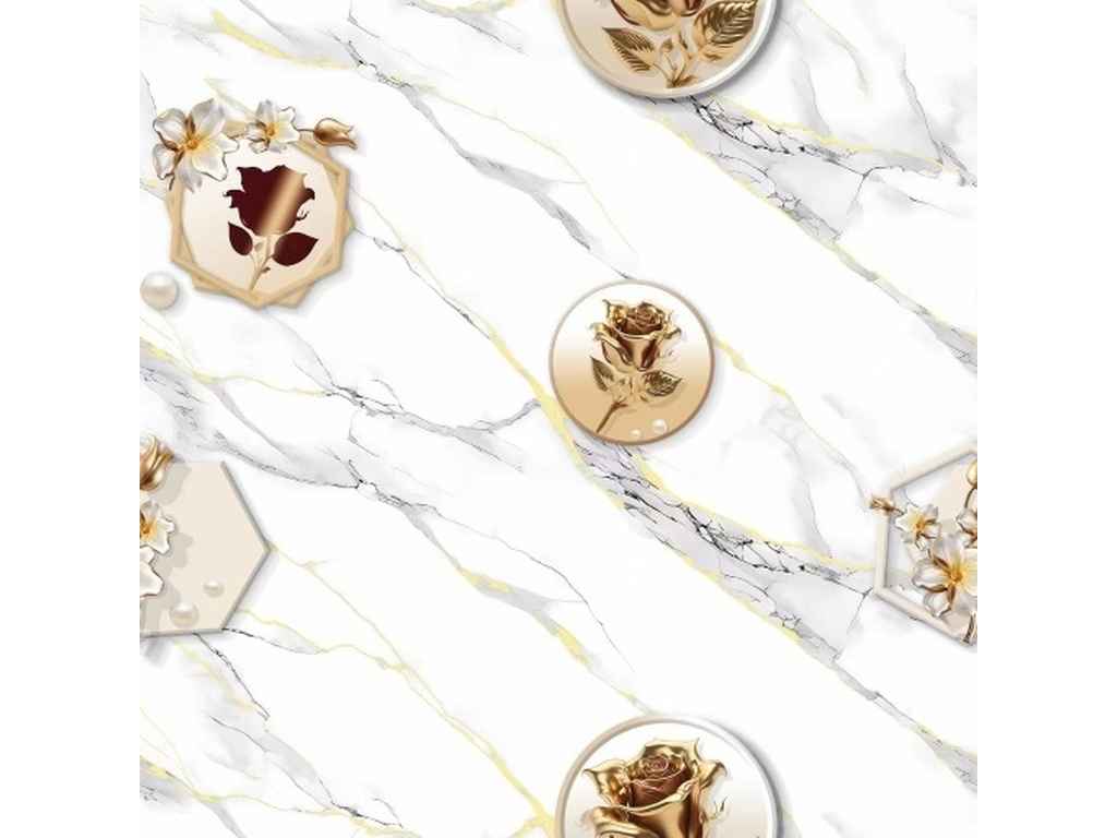 Клейонка 3-шарова на тканевій основі 1,37м х 20м Фотопрінт STS5933-1 ТМ DARIANA Клейонка 3-шарова на тканевій основі 1,37м х 20м Фотопрінт STS5933-1 ТМ DARIANA