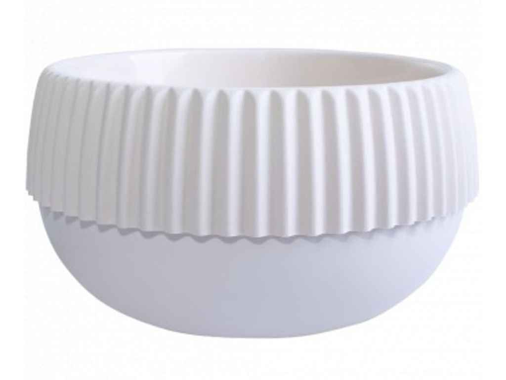 Вазон Бохо низький d13 (біла роза) ТМ АЛЕАНА Вазон Бохо низький d13 (біла роза) ТМ АЛЕАНА