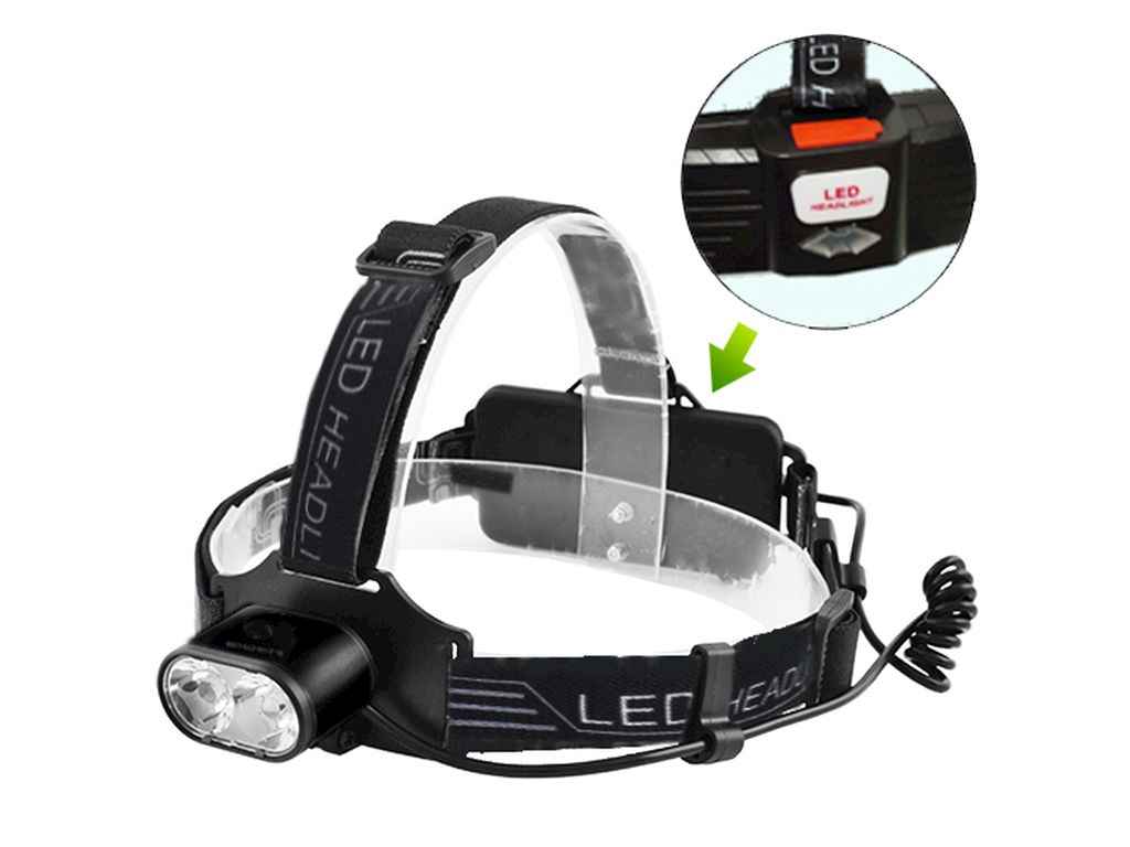 Ліхтар налобний 5000K АКБ 2*18650 Police 2128-2T6, signal light, ЗУ Type-C, Box ТМ КИТАЙ Ліхтар налобний 5000K АКБ 2*18650 Police 2128-2T6, signal light, ЗУ Type-C, Box ТМ КИТАЙ