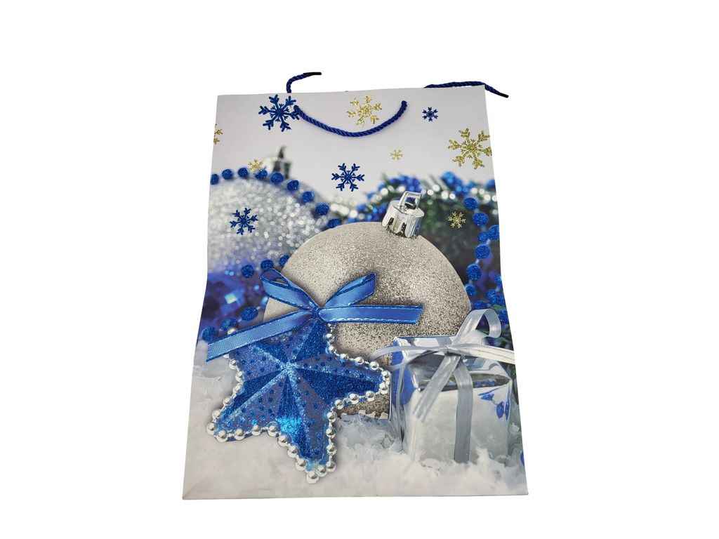 Пакет Новорічний L 41,5*30*12см паперовий Y1906-L ТМ PRC Пакет Новорічний L 41,5*30*12см паперовий Y1906-L ТМ PRC