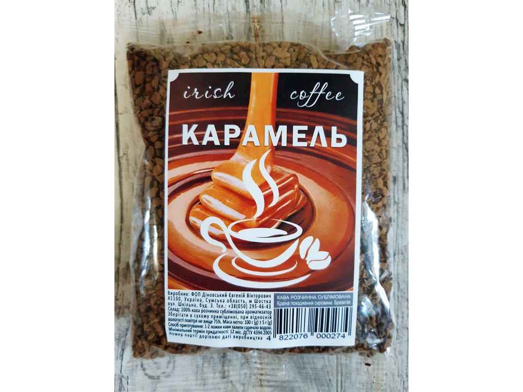 Кава розчинна 100г сублімована Карамель ТМTerra Possa Кава розчинна 100г сублімована Карамель ТМTerra Possa