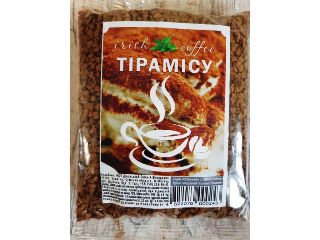 Кава розчинна 100г сублімована Тірамісу ТМTerra Possa Кава розчинна 100г сублімована Тірамісу ТМTerra Possa