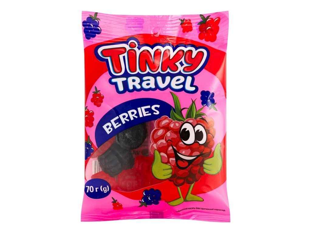 Цукерка желейна 70г BERRIES NEW ТМTINKY TRAVEL Цукерка желейна 70г BERRIES NEW ТМTINKY TRAVEL