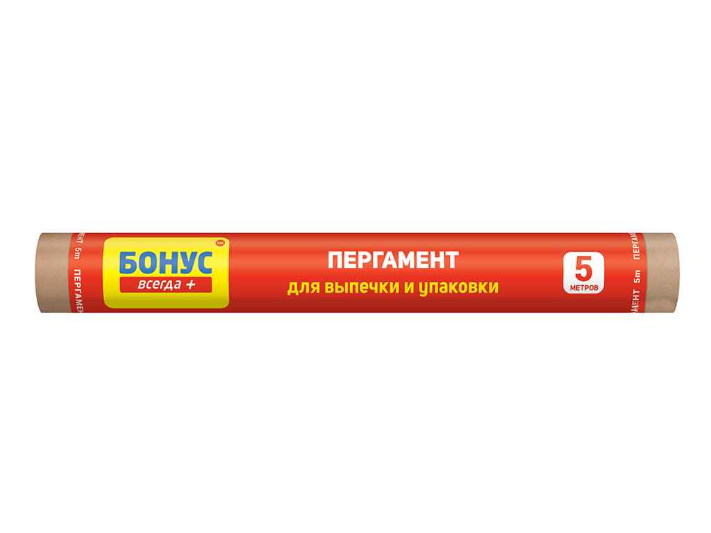 Пергамент для випічки 5м ТМБОНУС Пергамент для випічки 5м ТМБОНУС