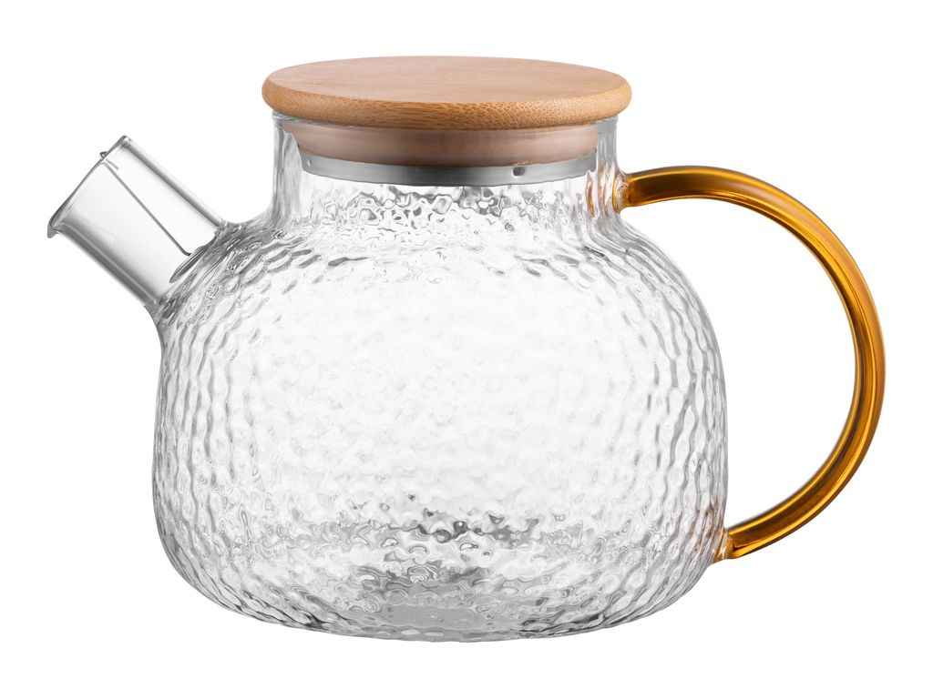 Заварник 1л Gemini Dew боросилікатне скло, бамбук, прозорий ТМ ARDESTO Заварник 1л Gemini Dew боросилікатне скло, бамбук, прозорий ТМ ARDESTO