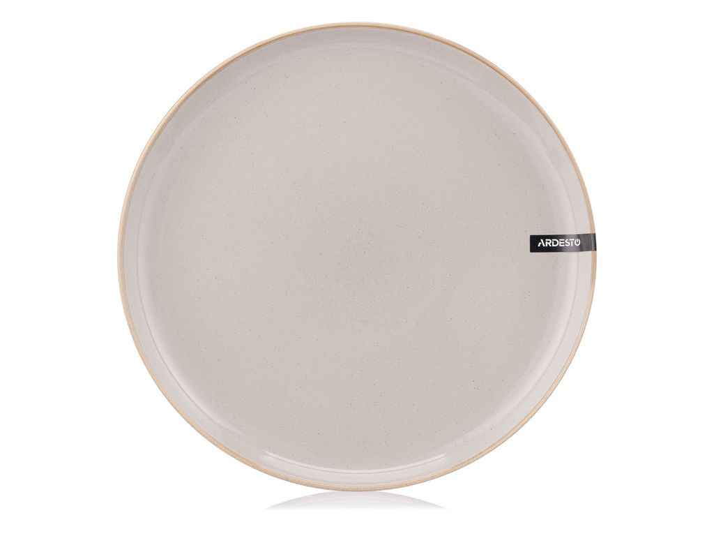 Тарілка 20,3см десертна Apulia, кераміка, сірий ТМ ARDESTO Тарілка 20,3см десертна Apulia, кераміка, сірий ТМ ARDESTO