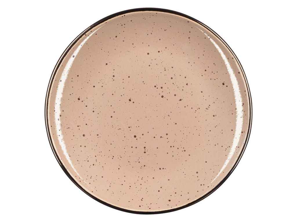 Тарілка 20см десертна Emilia, кераміка, коричневий ТМ ARDESTO Тарілка 20см десертна Emilia, кераміка, коричневий ТМ ARDESTO