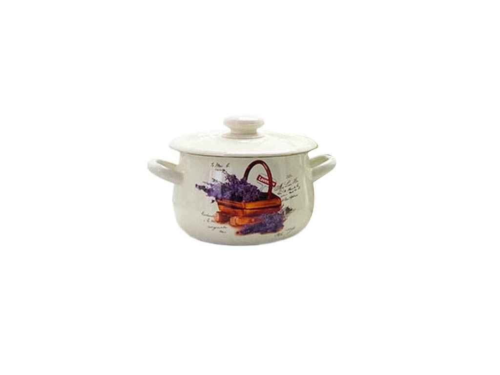 Каструля ем. 4,75л/2 грушоподібна Кошик лаванди (I1715/2) ТМ IDILIA Каструля ем. 4,75л/2 грушоподібна Кошик лаванди (I1715/2) ТМ IDILIA