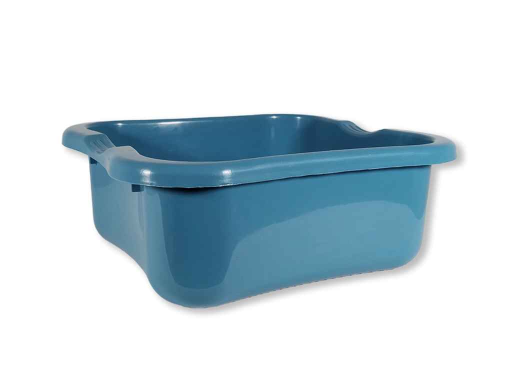 Таз пл. 15л п/п прямокутний сіро-блакитний ТМ ПОЛІМЕРАГРО Таз пл. 15л п/п прямокутний сіро-блакитний ТМ ПОЛІМЕРАГРО