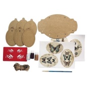 Набор для создания настенной подвески "Botanical World" FDCKW-057. Изображение №2 Набор для создания настенной подвески "Botanical World" FDCKW-057. Изображение №2