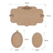 Набор для создания настенной подвески "Botanical World" FDCKW-057. Изображение №5 Набор для создания настенной подвески "Botanical World" FDCKW-057. Изображение №5