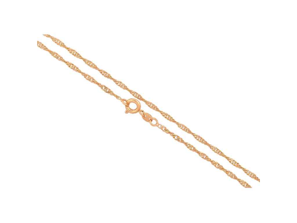 Ланцюжок позолота 18K «Плетіння Сінгапур» 45см*2мм 296072 ТМ XUPING Ланцюжок позолота 18K «Плетіння Сінгапур» 45см*2мм 296072 ТМ XUPING