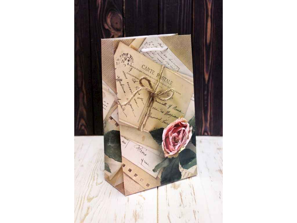 Пакет паперовий подарунковий 26*15,5*8см №ПАК СР-1051КРТ ТМ УПАКОВКИН Пакет паперовий подарунковий 26*15,5*8см №ПАК СР-1051КРТ ТМ УПАКОВКИН