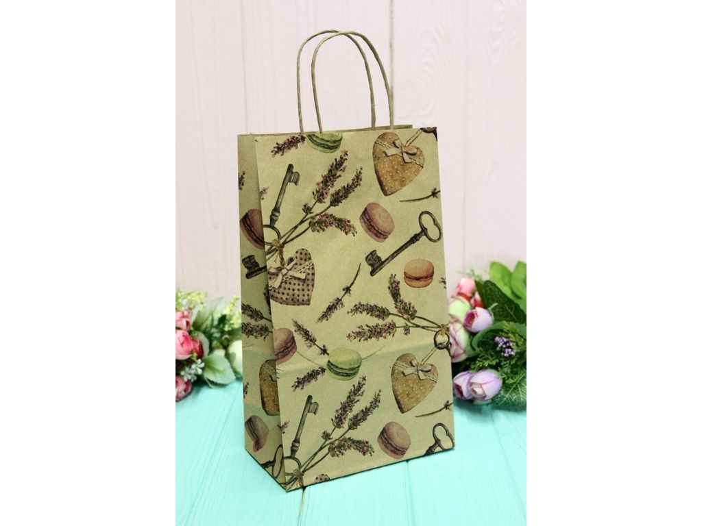 Пакет подарунковий крафт 26*15*9см №ПАК СР-1015БР ТМ УПАКОВКИН Пакет подарунковий крафт 26*15*9см №ПАК СР-1015БР ТМ УПАКОВКИН