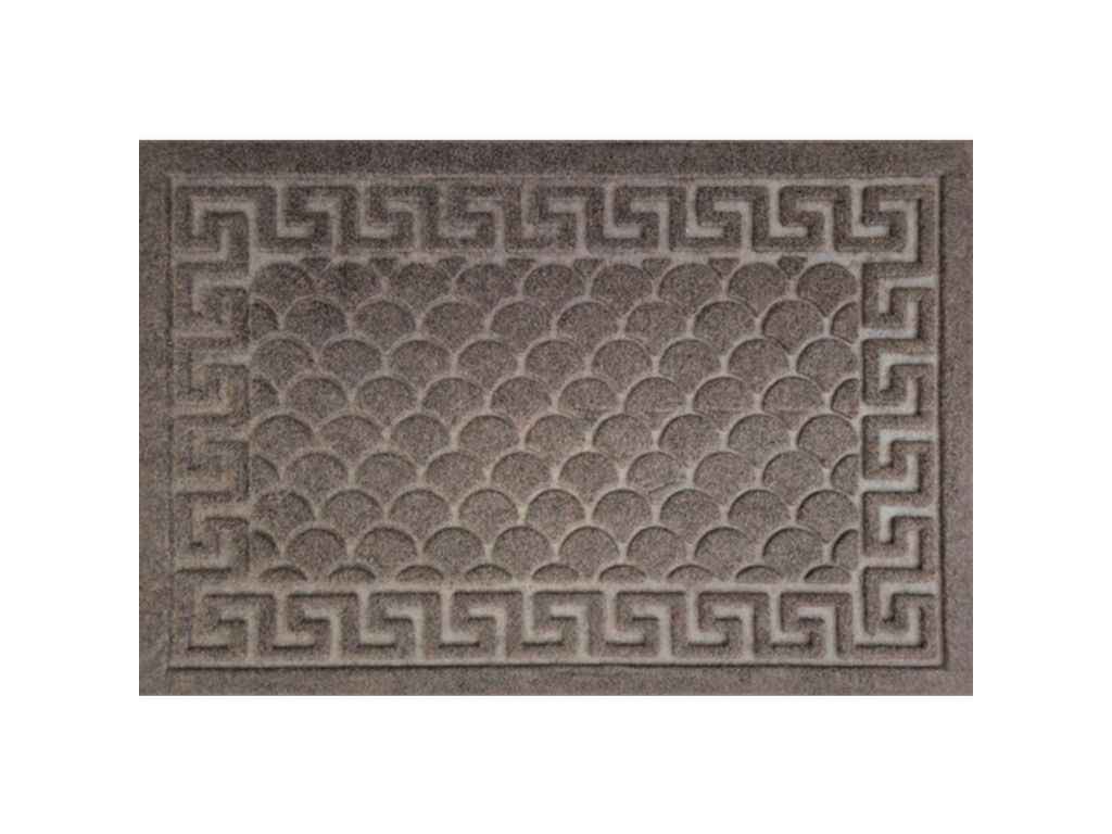 Килимок 45*75см з тисненням №2 Velour Dark brown ТМ BONA DOMUS Килимок 45*75см з тисненням №2 Velour Dark brown ТМ BONA DOMUS