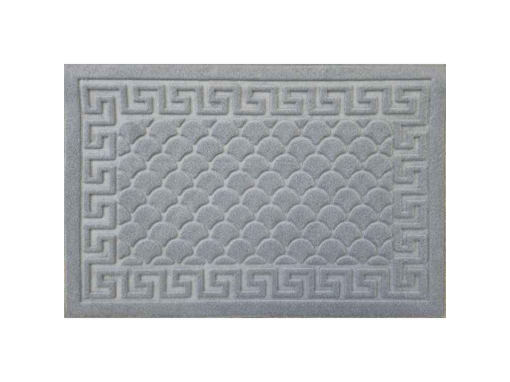 Килимок 40*60см з тисненням №2 Velour Grey ТМ BONA DOMUS Килимок 40*60см з тисненням №2 Velour Grey ТМ BONA DOMUS