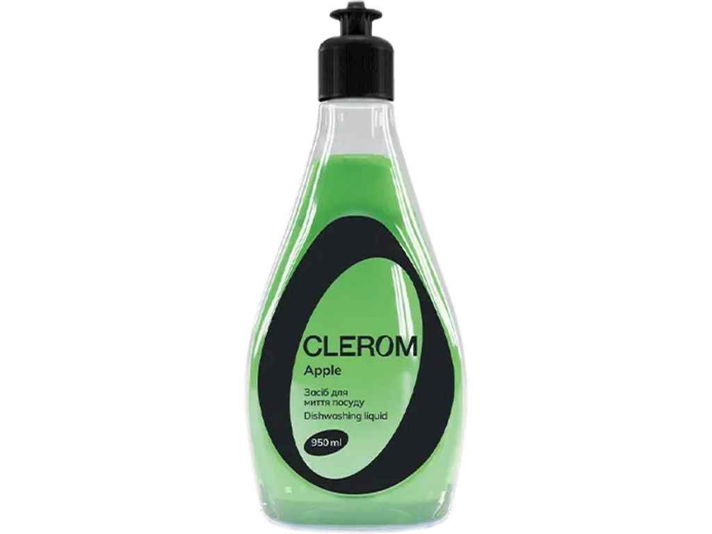 Засіб для миття посуду 950мл Apple ТМ CLEROM Засіб для миття посуду 950мл Apple ТМ CLEROM