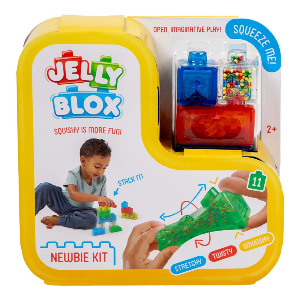 Детский сенсорный конструктор "Стартовый набор" Jelly Blox 931691, 11 деталей Детский сенсорный конструктор "Стартовый набор" Jelly Blox 931691, 11 деталей
