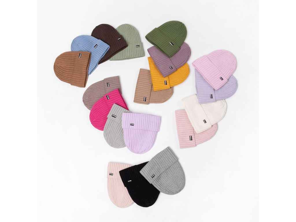 Шапка р.52-54 темно-бежевий вязана підкладка фліс Карамелька арт.9103 ТМ Glory Kids Шапка р.52-54 темно-бежевий вязана підкладка фліс Карамелька арт.9103 ТМ Glory Kids