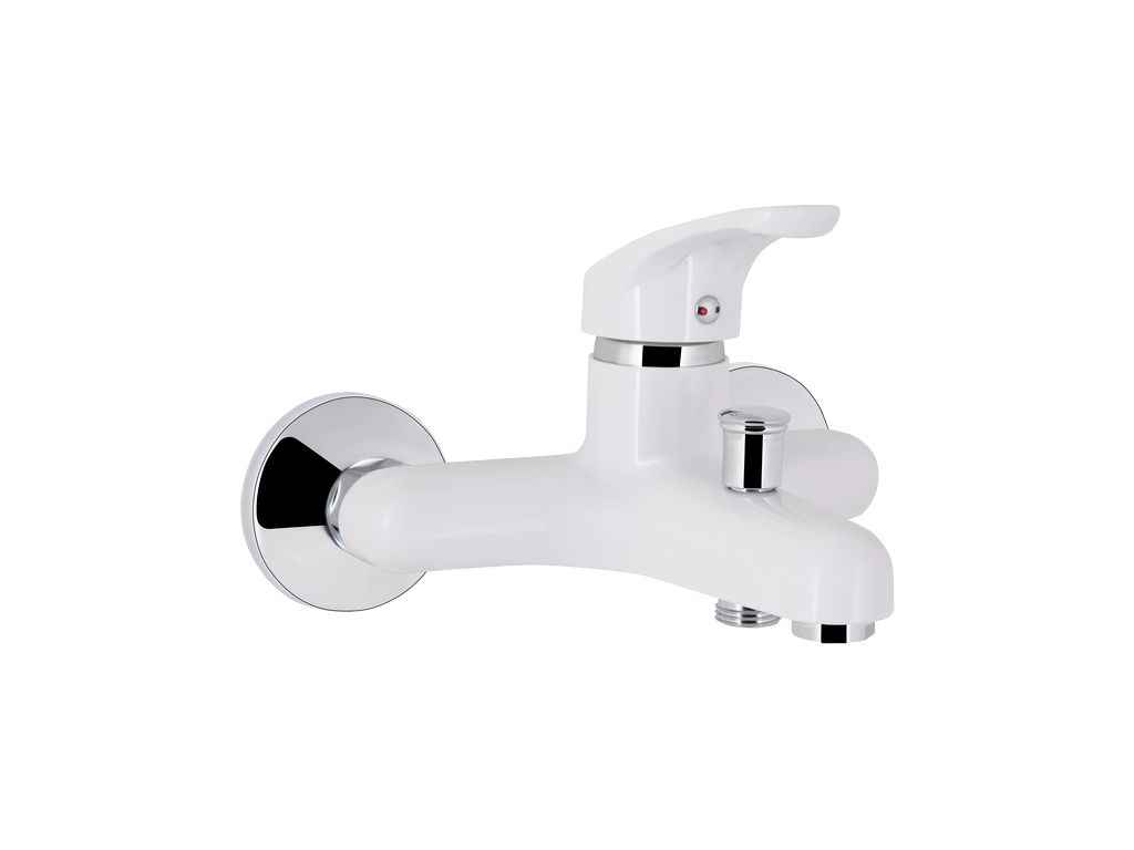 Змішувач Настінний білий для ванни 36W 006 (k35) BRIN36W006 ТМ Brinex Змішувач Настінний білий для ванни 36W 006 (k35) BRIN36W006 ТМ Brinex