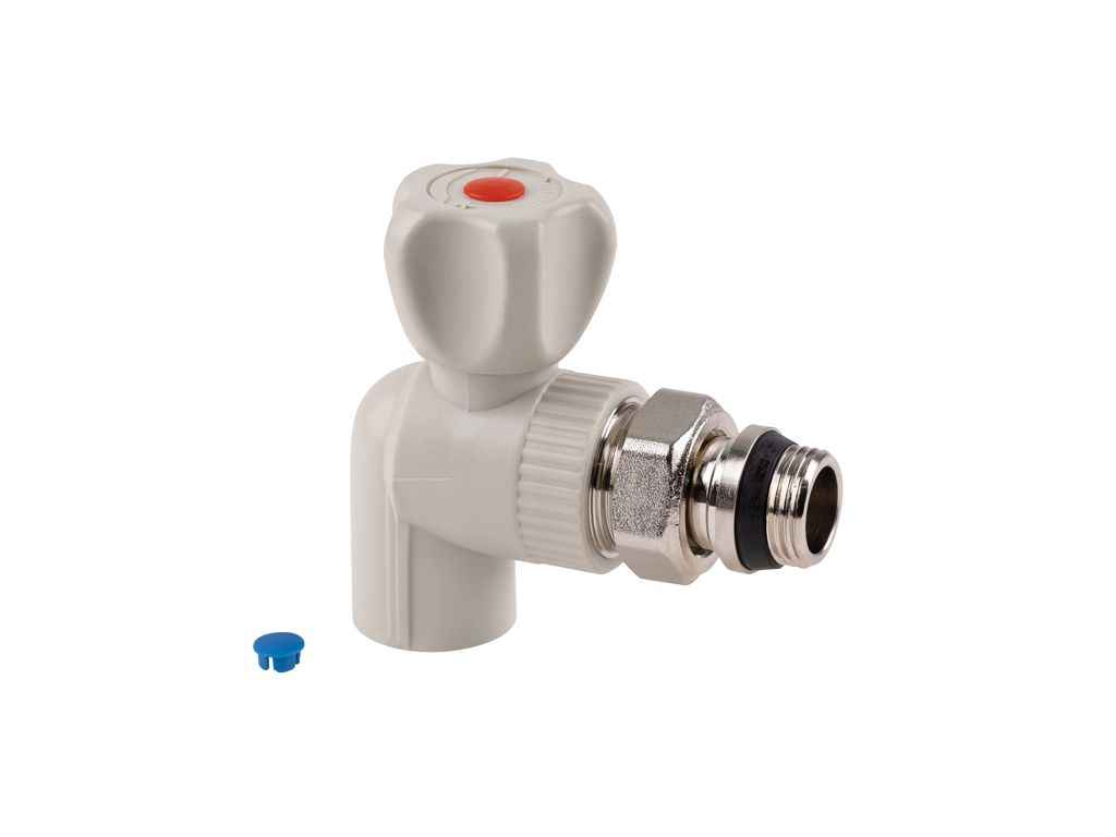 Кран PPR радіат. Кутовий 1/2 20мм для радіаторів (DSW431) ТМ Thermo Alliance Кран PPR радіат. Кутовий 1/2 20мм для радіаторів (DSW431) ТМ Thermo Alliance