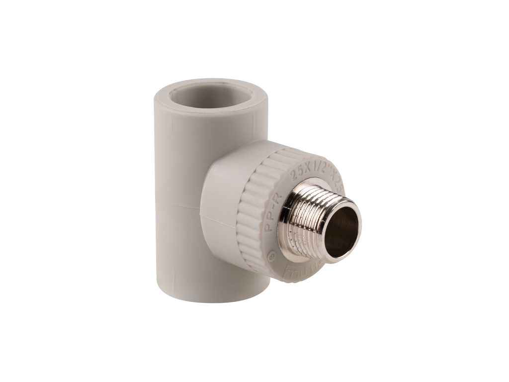 Трійник 1/2 поліпропіленовий 25х25 для поліпроп. труб (DSC302) ТМ Thermo Alliance Трійник 1/2 поліпропіленовий 25х25 для поліпроп. труб (DSC302) ТМ Thermo Alliance