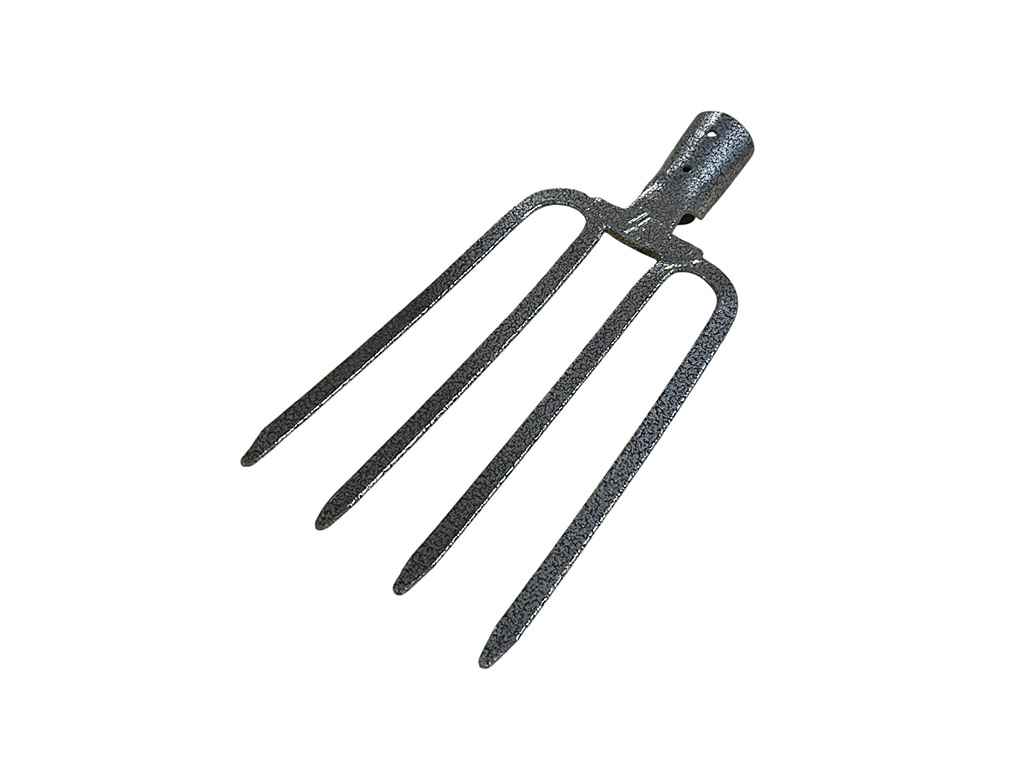 Вила копальні сталеві плоскі посилені 4 зуба L=260х180мм, сірі ТМ VAYARA Вила копальні сталеві плоскі посилені 4 зуба L=260х180мм, сірі ТМ VAYARA