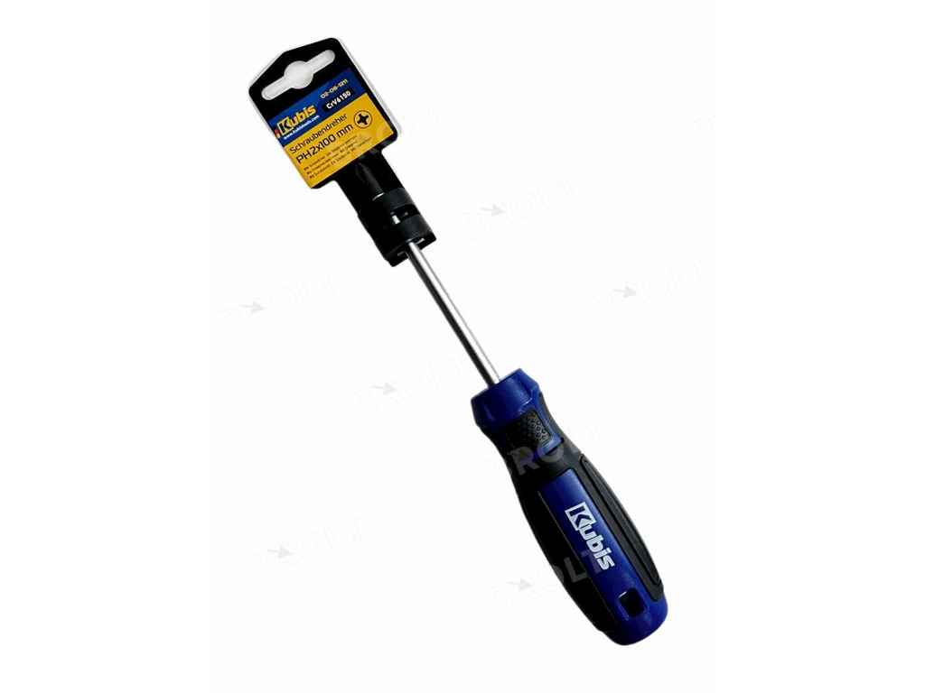 Викрутка L=125мм хрестова PH2 CrV6150 ТМ Kubis Викрутка L=125мм хрестова PH2 CrV6150 ТМ Kubis