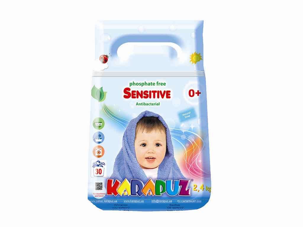 Пральний порошок З перших днів життя 2.4 кг ТМ Карапуз Пральний порошок З перших днів життя 2.4 кг ТМ Карапуз