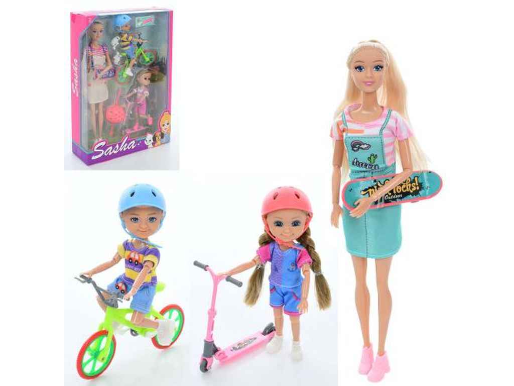 Лялька 30см 2 дітей 15см 51833 ТМ METR Лялька 30см 2 дітей 15см 51833 ТМ METR