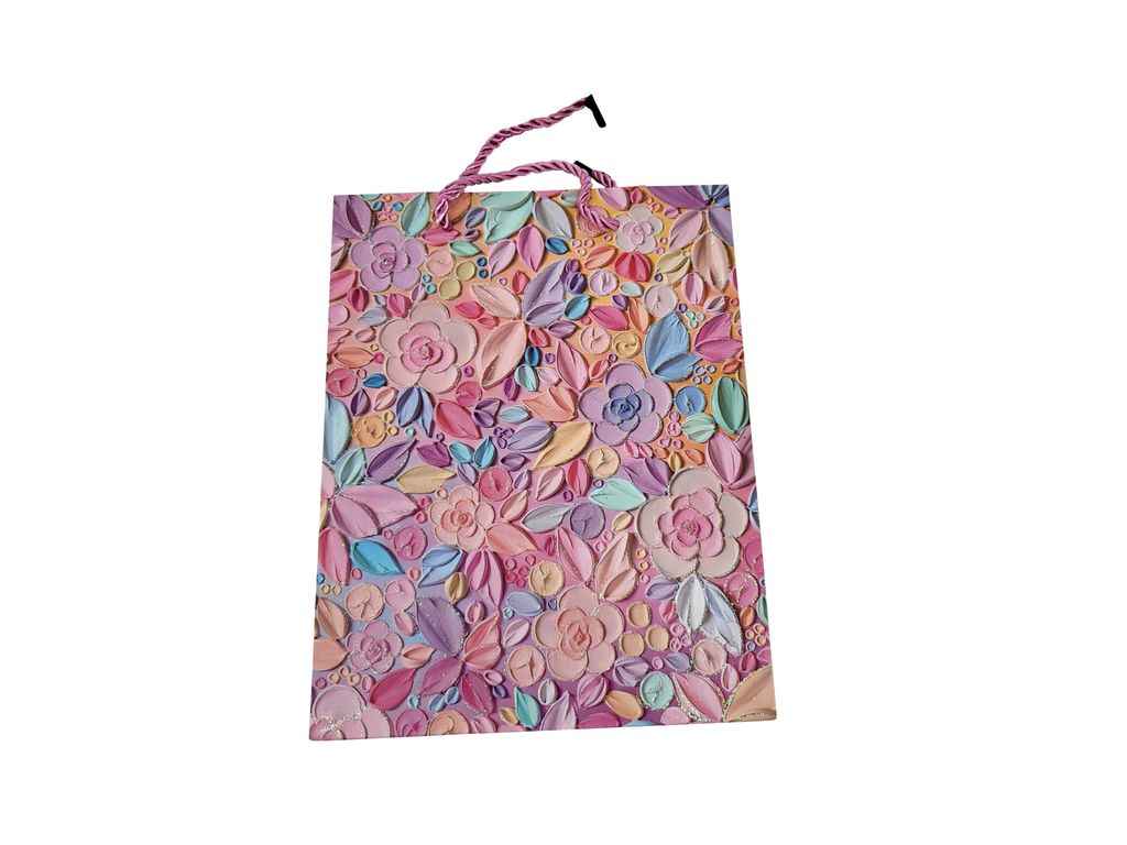 Пакет подарунковий Квіти S 23*18*10см Y6014-S ТМ PRC Пакет подарунковий Квіти S 23*18*10см Y6014-S ТМ PRC