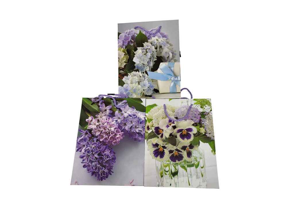 Пакет подарунковий Квіти S 23*18*10см Y668-S ТМ PRC Пакет подарунковий Квіти S 23*18*10см Y668-S ТМ PRC