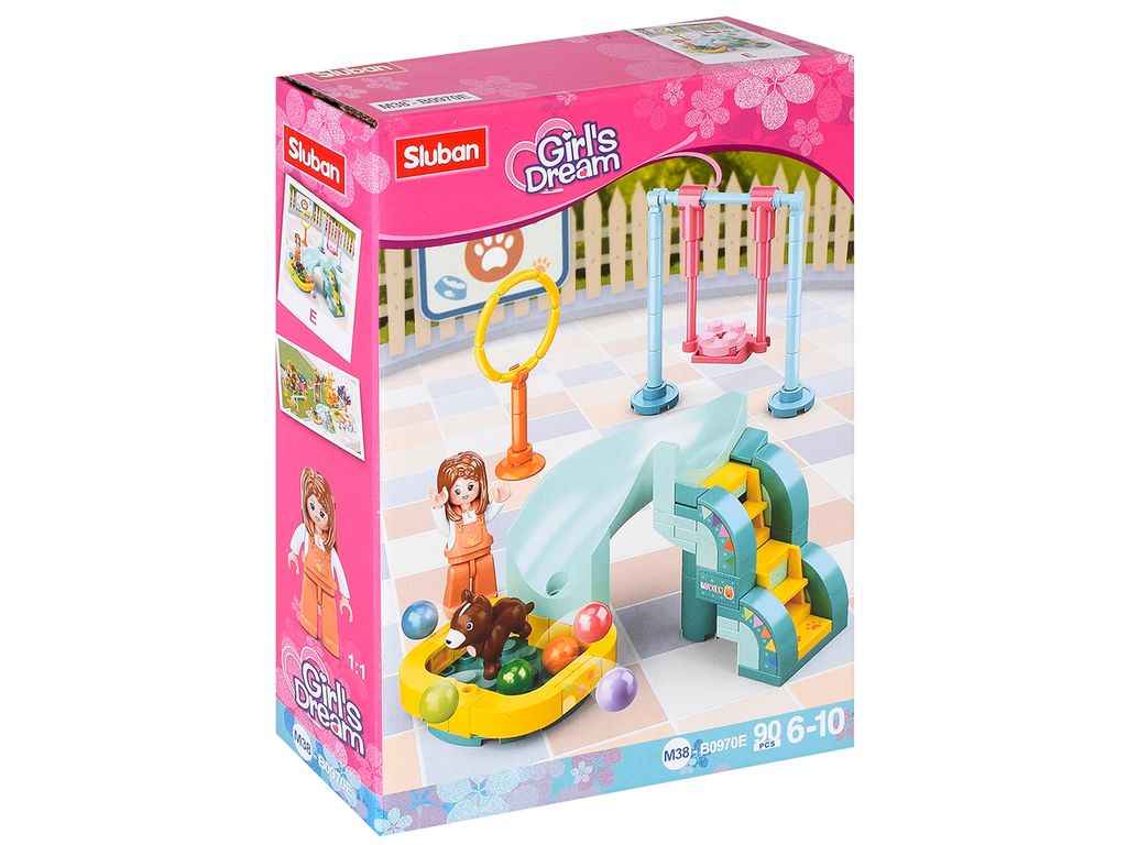 Конструктор SLUBAN ігровий майданчик M38-B0970 E ТМ SLUBAN Конструктор SLUBAN ігровий майданчик M38-B0970 E ТМ SLUBAN