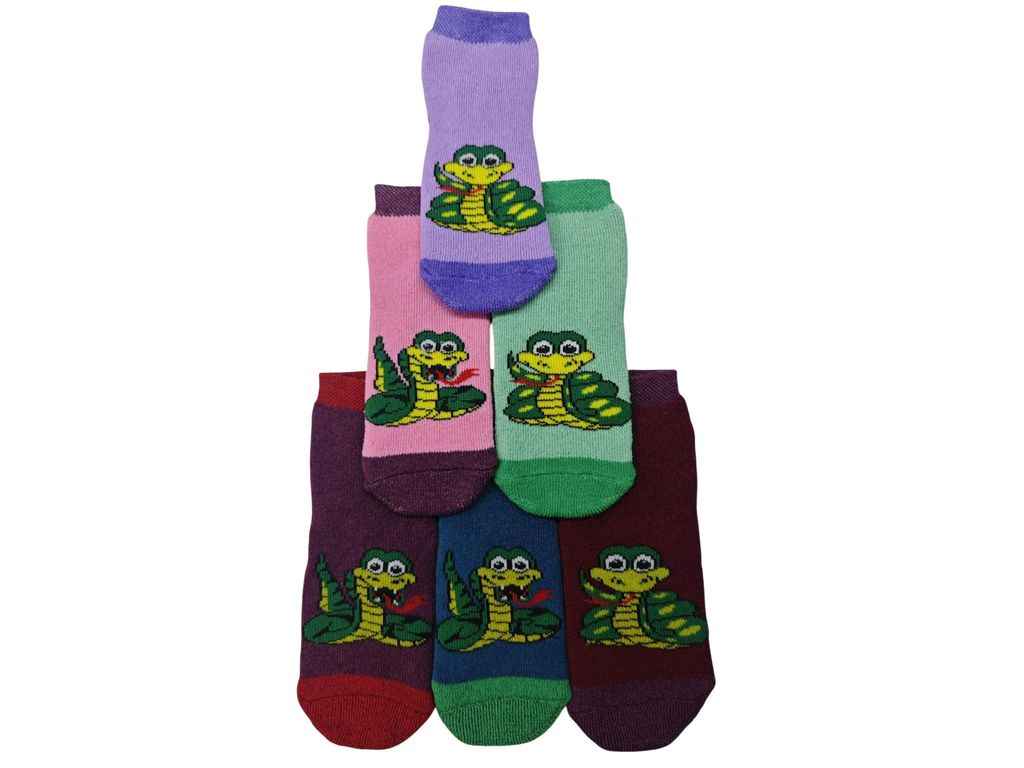 Шкарпетки дівчячі махрові 478М р.7-8 12 пар ТМ ДУКАТ Шкарпетки дівчячі махрові 478М р.7-8 12 пар ТМ ДУКАТ