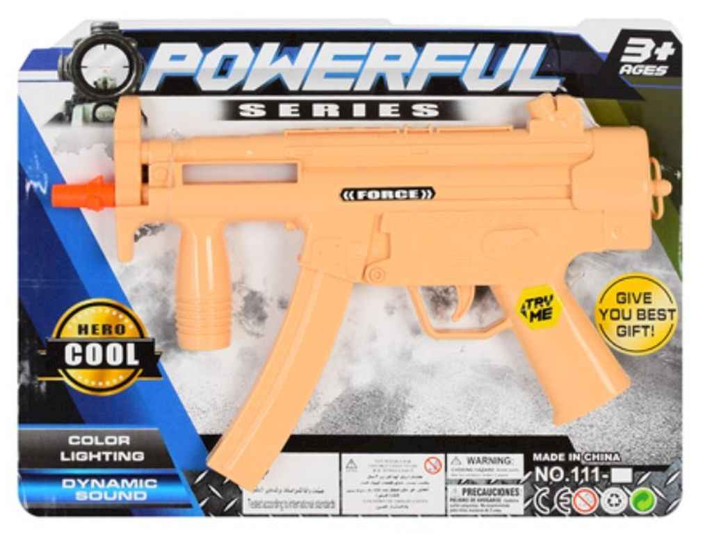 Автомат 29,5см бежевий звук світло 111-3-6 ТМ METR Автомат 29,5см бежевий звук світло 111-3-6 ТМ METR