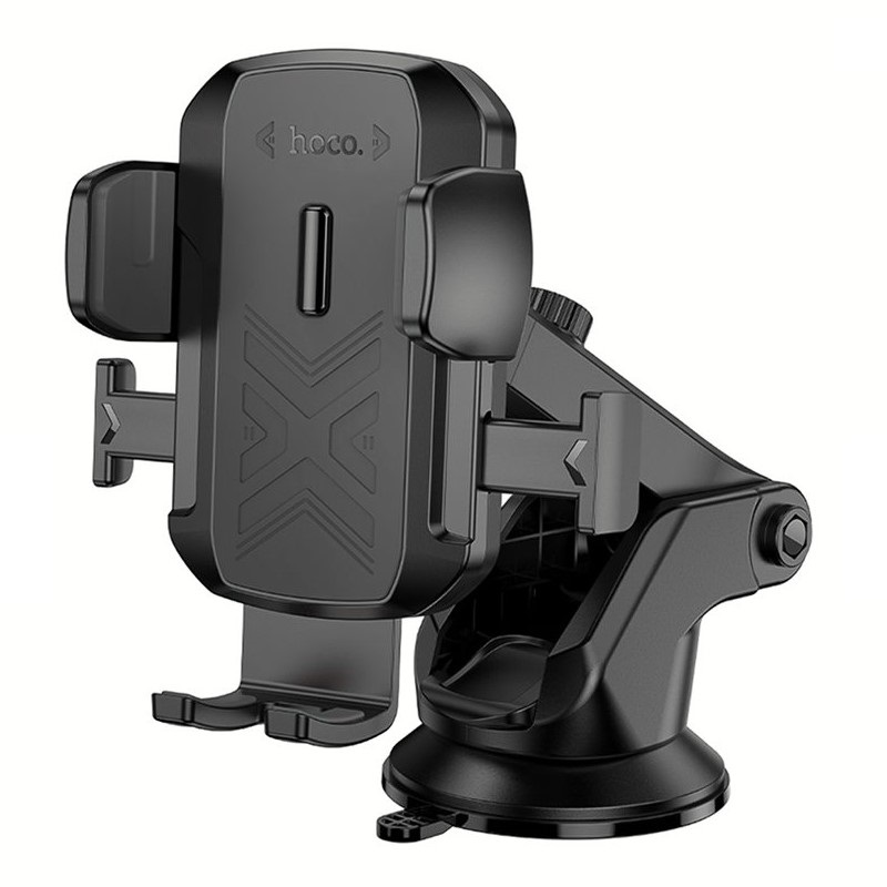 Автотримач для телефону затискач під вагою HOCO "H65" телескопічний Black Автотримач для телефону затискач під вагою HOCO "H65" телескопічний Black