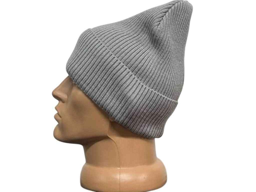 Шапка чол фліс Рубчик сірий ТМ SHAPKI Шапка чол фліс Рубчик сірий ТМ SHAPKI