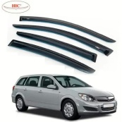 Дефлектори вікон Opel Astra H Wagon 2004-2009 П/К клей "HIC"OP15. Изображение №2