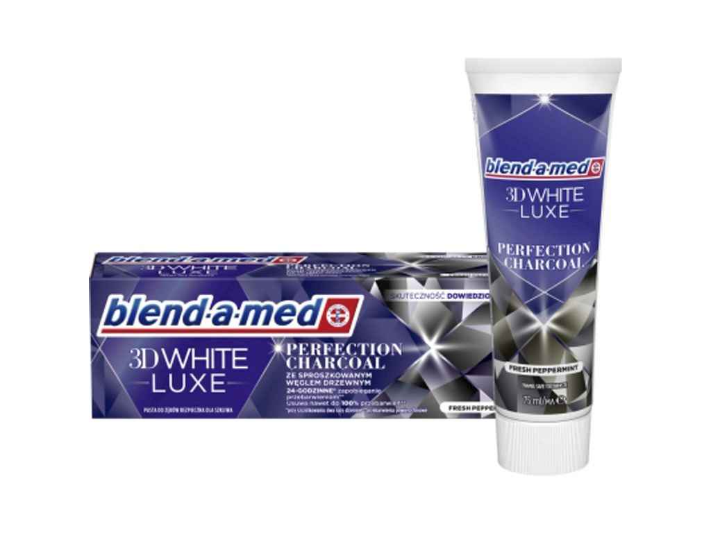 Зубна паста 75мл 3D White Luxe Досконалість вугілля ТМ BLEND-A-MED Зубна паста 75мл 3D White Luxe Досконалість вугілля ТМ BLEND-A-MED