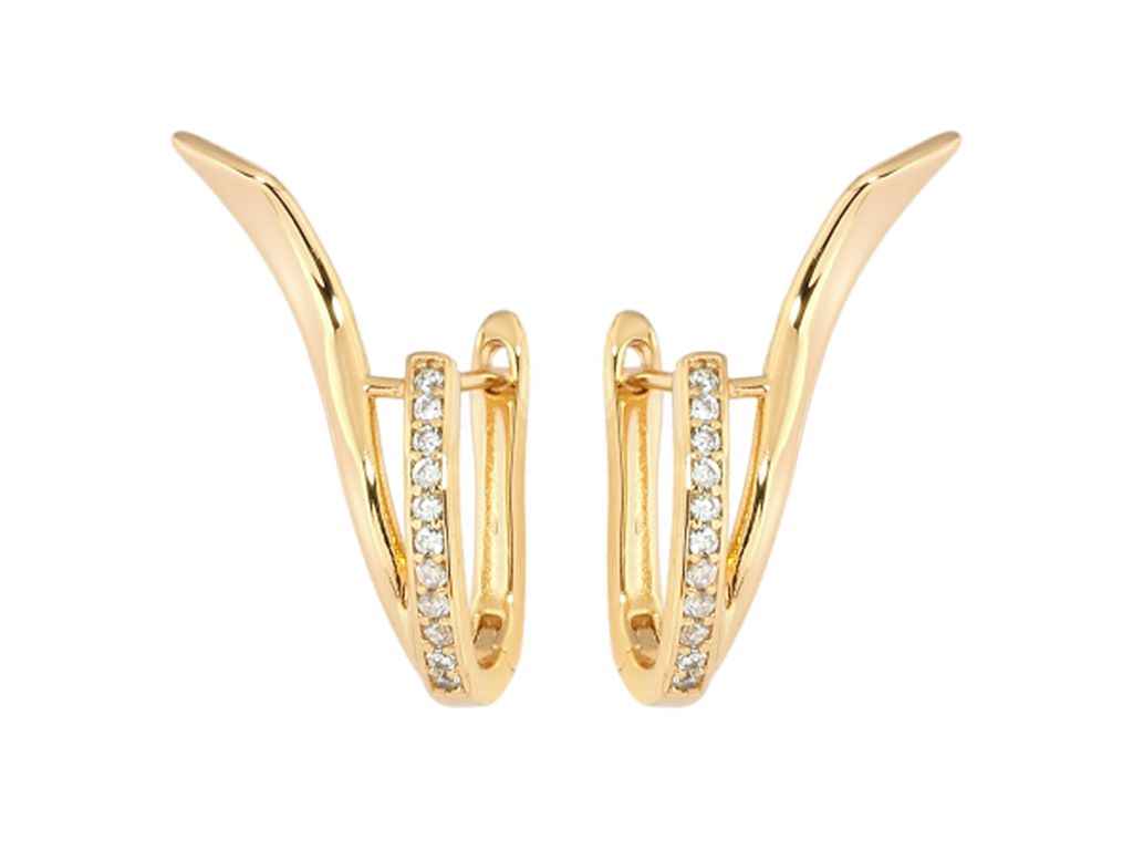 Сережки англійська застібка Позолота 18K Декоративні 177221 ТМ XUPING Сережки англійська застібка Позолота 18K Декоративні 177221 ТМ XUPING